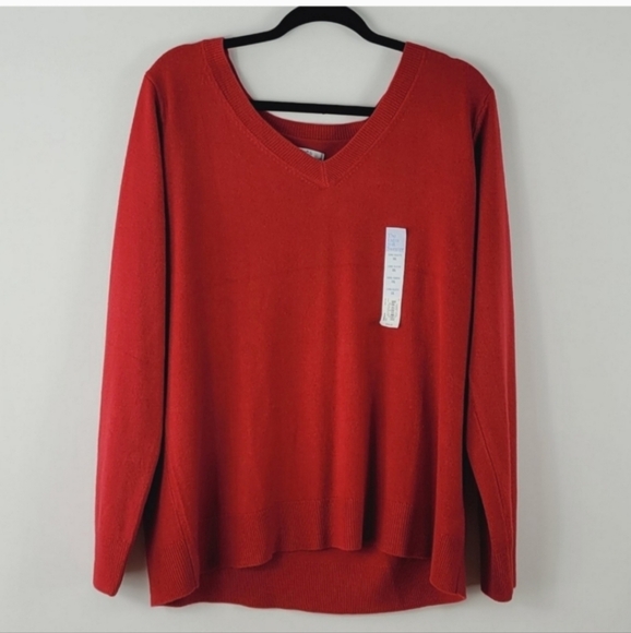 CROFT & BARROW Long Sleeve Red Shirt Size XXL - Picture 3 of 7